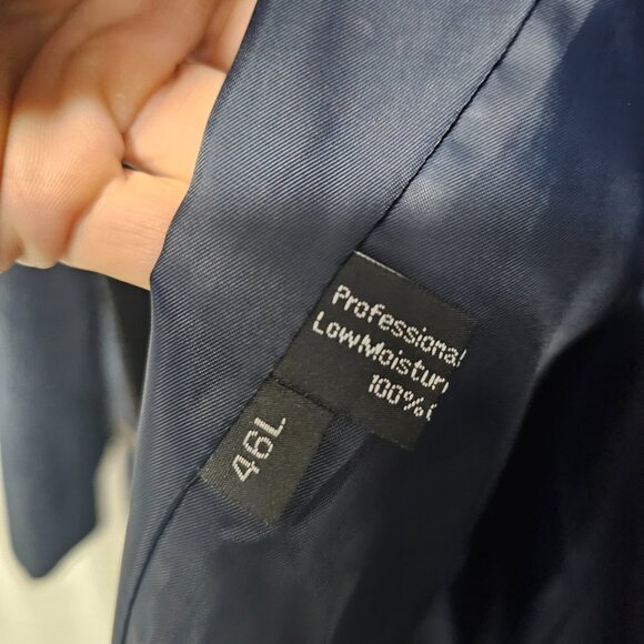 Milano Moda Denim Blazer Coat Blue Western Casual Unisex 46L - Picture 10 of 11